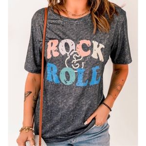 Rock And Roll Graphic T-shirt
